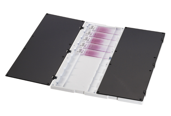 Slide folder for 20 microscope slides opaque, Simport