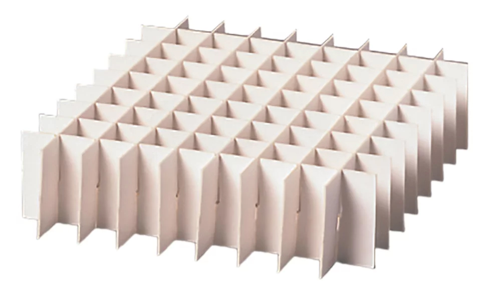 Grid insert carton 5x5 places, 136x136x25mm, Ratiolab