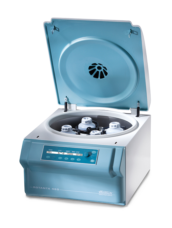 Centrifuge Rotanta 460, classic, 456x554x706mm, without rotor, for 4x750ml, 15000min RPM, Hettich