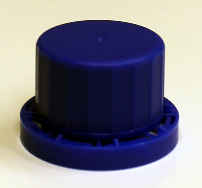 Cap plp conus blue for bottle 50 ml wide neck