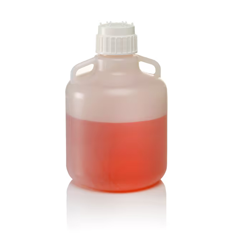 PP carboy 10 litres 2 handles without tap + cap Nalgene