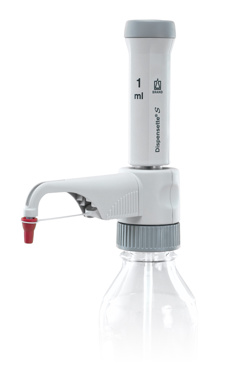 Dispensette S, fixed-volume, 1ml, without recirculation valve Brand