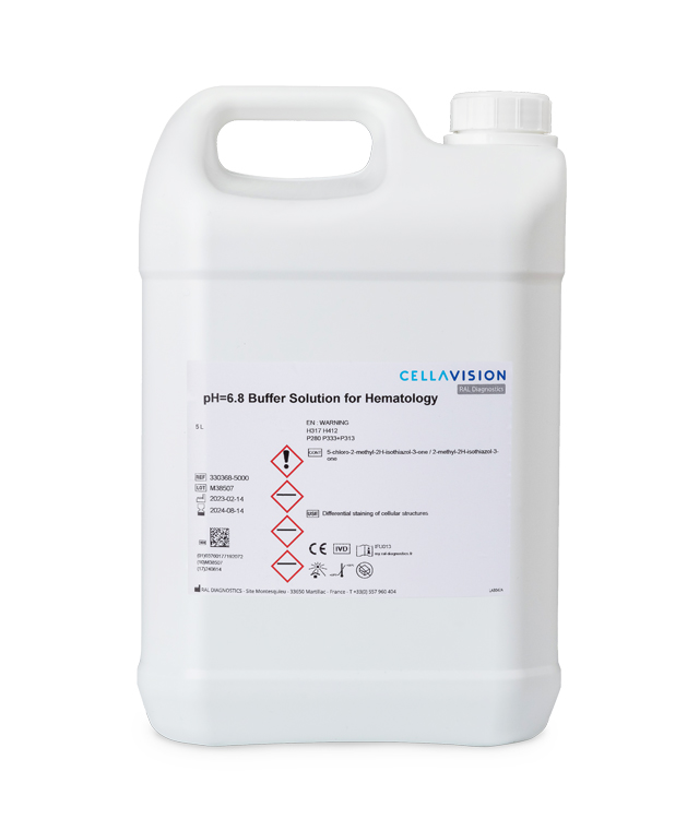 pH=6.8 buffer solution  5L, Ral diagnostics