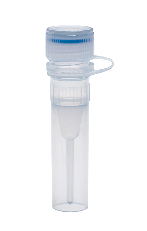 Microtube 0,5ml with skirt, attached screwcap, cap insert sterile BIOSIGMA