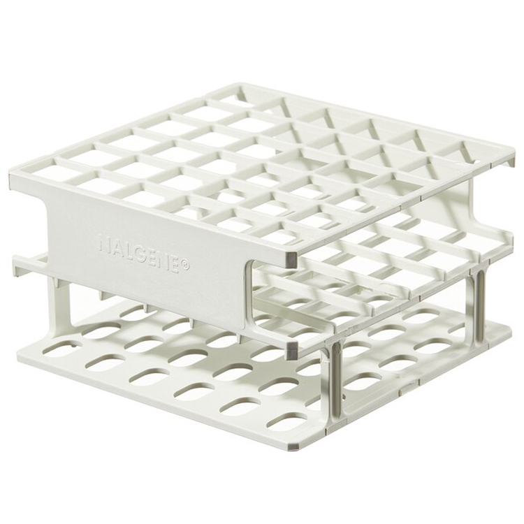 Demi-rack unwire for 36 tubes diam.13mm white, Nalgene