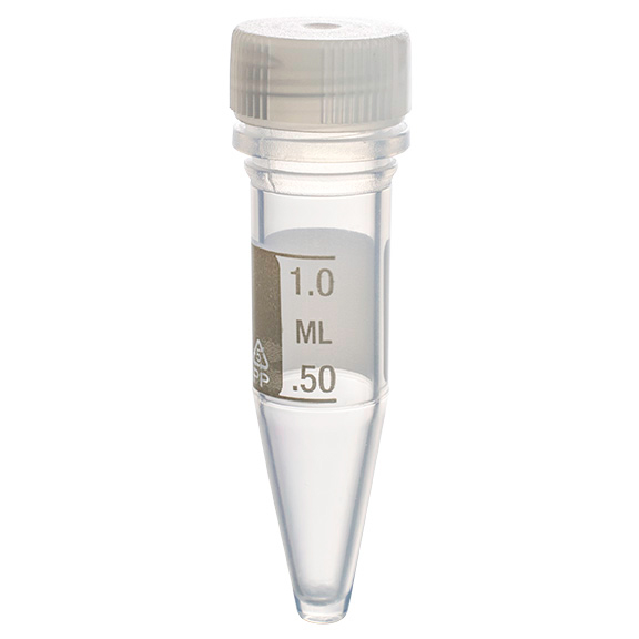 Microtube 1.5ml +lipseal +cap conisch, graduatie, steriel, Simport