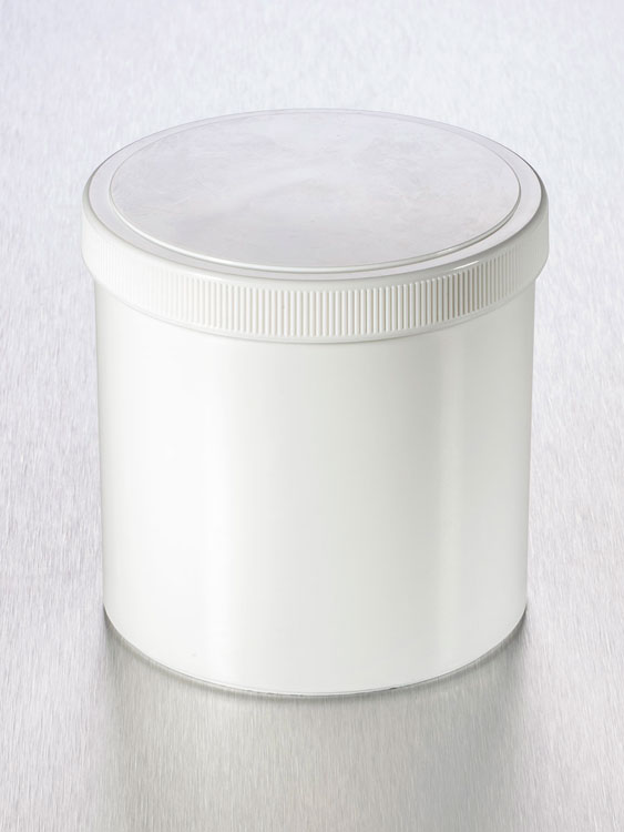 Pot 500ml blanc plp, large ouverture diamètre 101mm, stérile, Gosselin