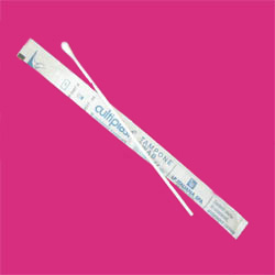 Cotton swab plastic  single packed sterile, model LP