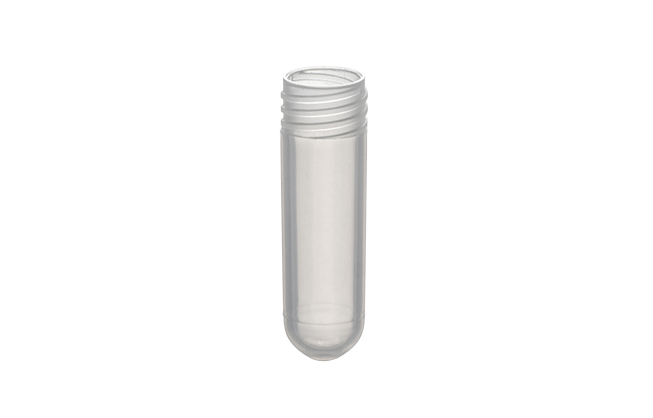 Sample tube 2ml, PP, fond rond, sans bouchon, Simport