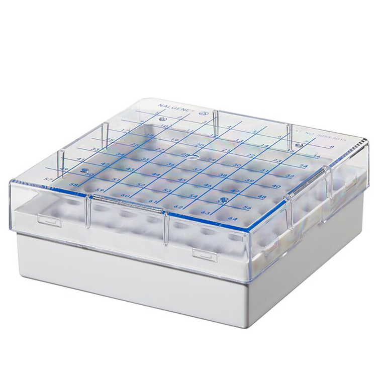 Opslagdoos in PC voor 9x9 microbuisjes van 1.5ml Nalgene