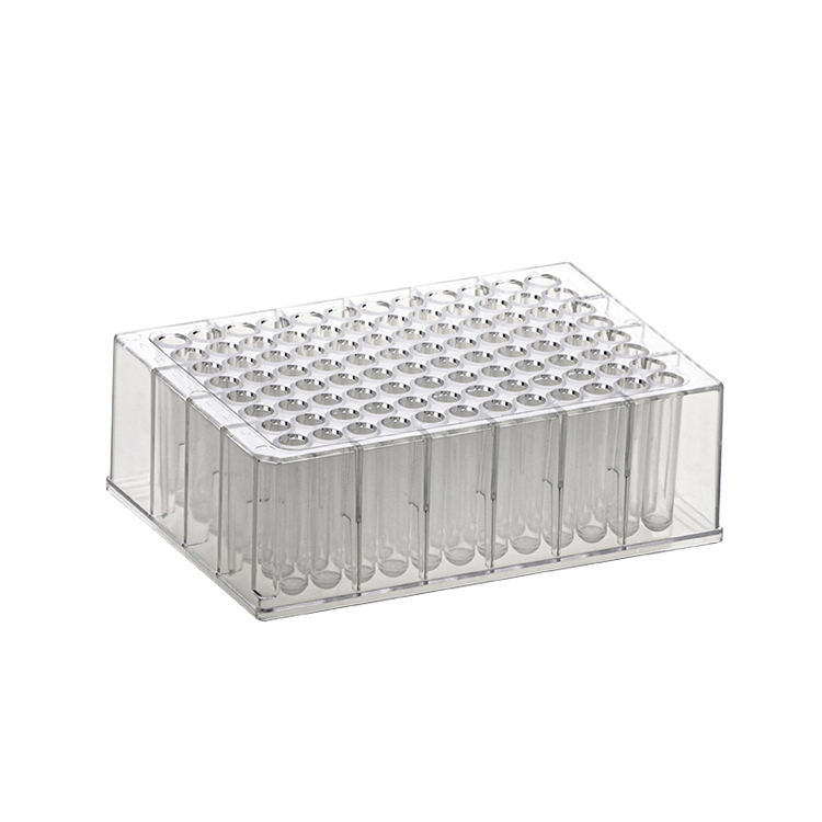 Bioblock plaat 1.2ml 96 plaatsen ps, Simport