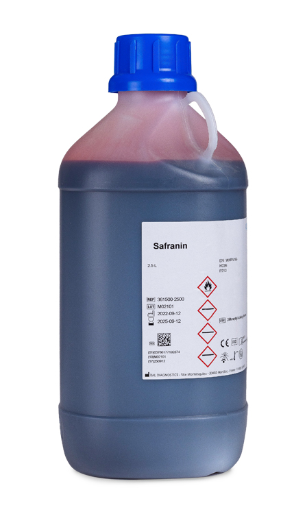 Safranin 2.5L, Ral diagnostics