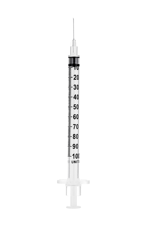 Sol-M insuline seringue, 1ml, avec aiguille 29G 1/2, Sol Millennium