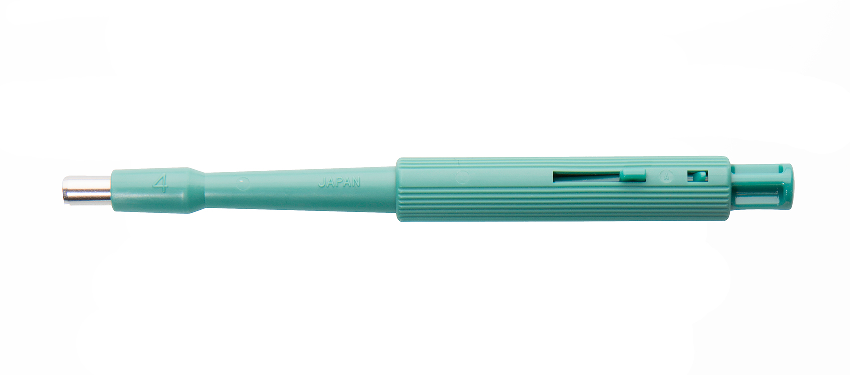 T-Sue punch naald, 4mm, blauw-groen, Simport