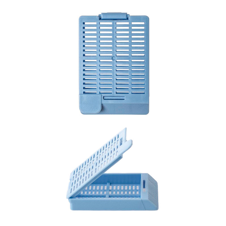 Swingsette embedding cassette 1 compartiment  + deksel blauw, Simport