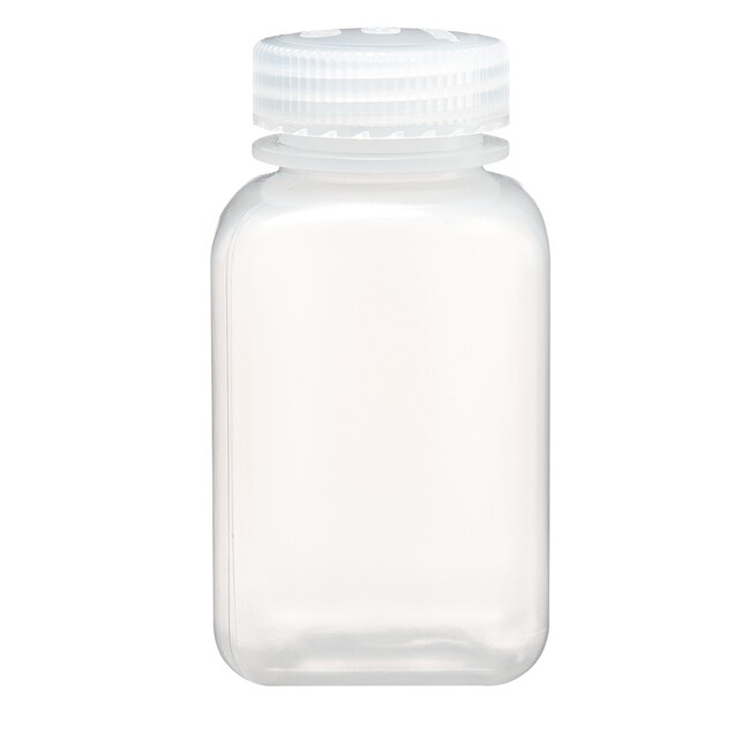 Square bottle wide plp 250ml cap plp Nalgene