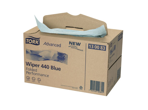 Tork advanced wiper  440 blue 32x39cm 200sheets