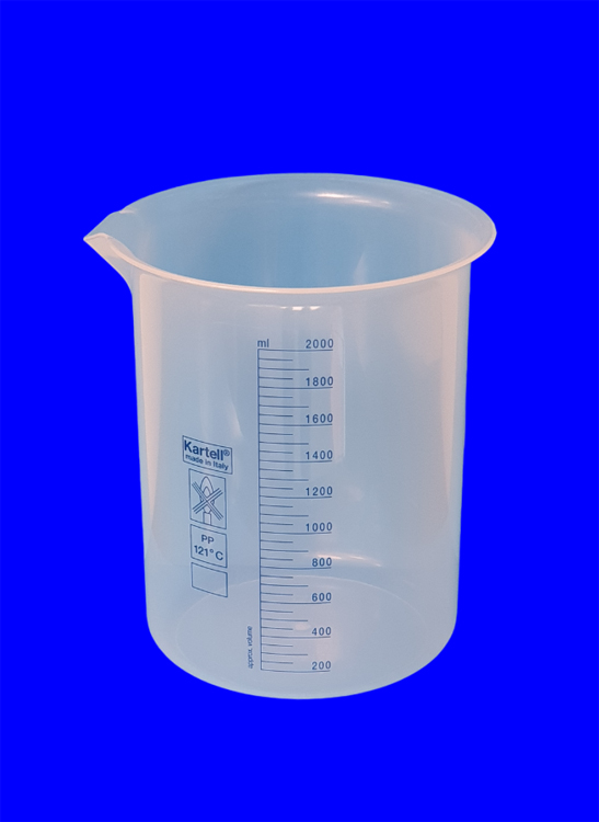 Graduated beaker in plp  2000ml , Kartell