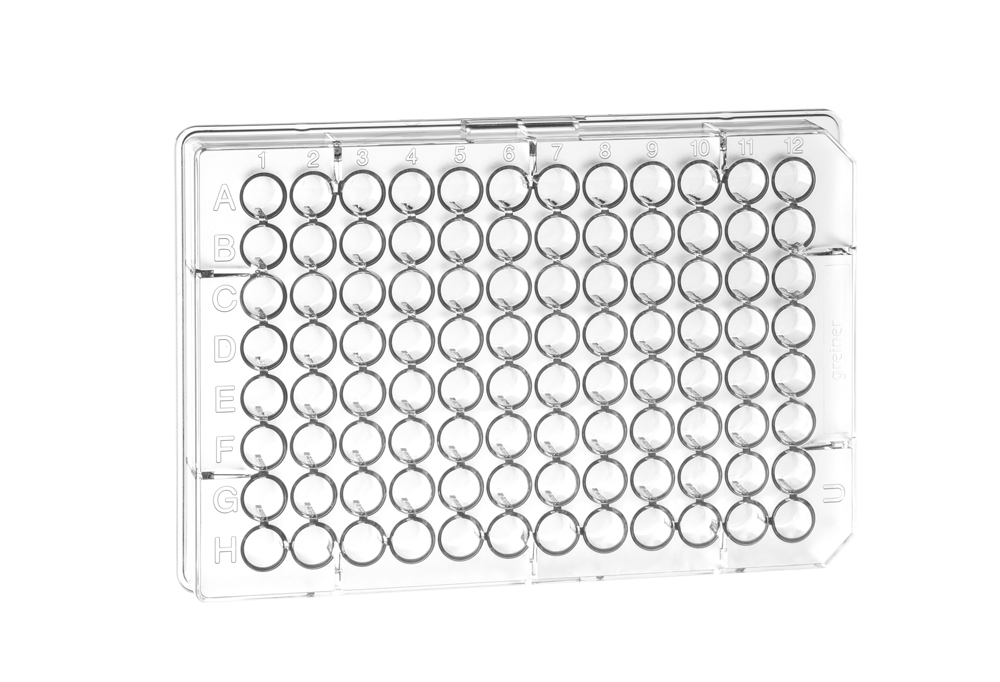 Plaque de microtitration fond U (5pcs/sac), Greiner