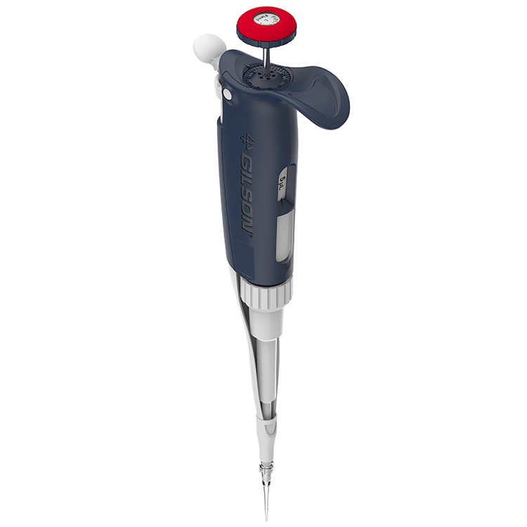 Pipetman L, F5L, volume fixe 5µl, rouge, Gilson