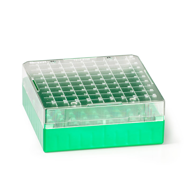 Cryo box 100 plaatsen, 133x133x52mm groen, Simport