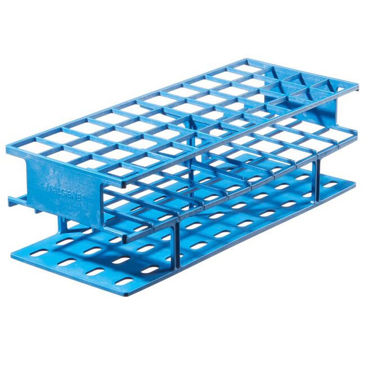 Unwire rek voor 40 buisjes diam.25mm blauw, Nalgene