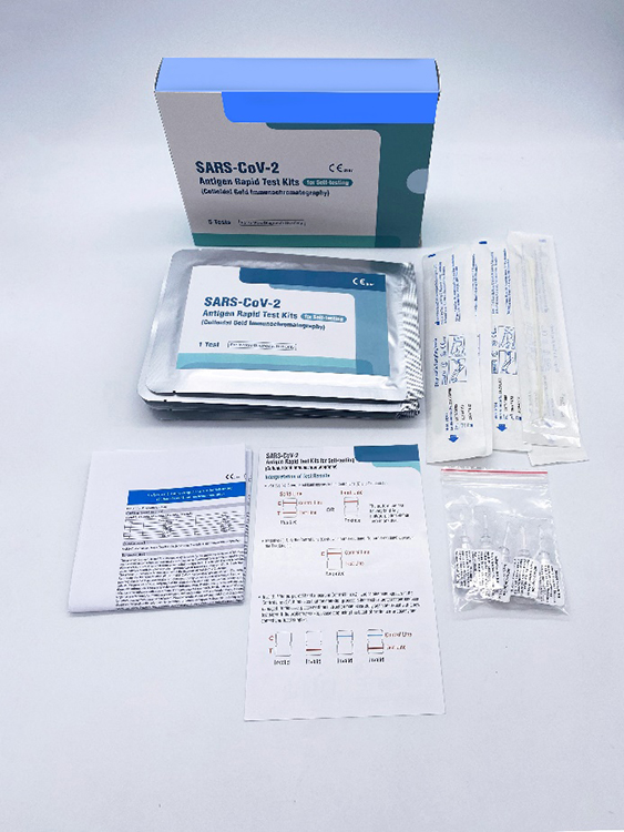 Sars Covid rapid test kit, selftest, FAGG approved, test card