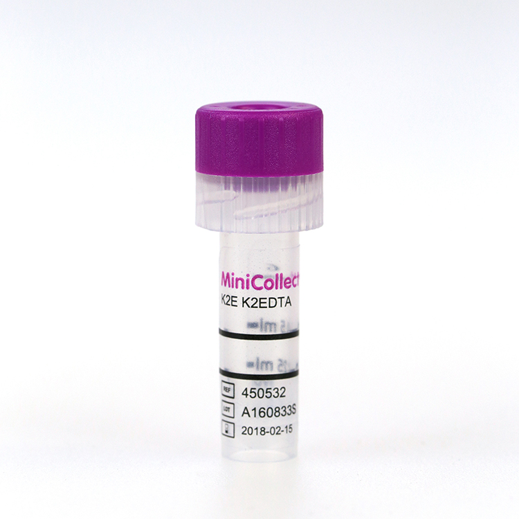 Vacuette MiniCollect buis 0,25-0,5ml, K2E EDTA, lavendel dop, Greiner