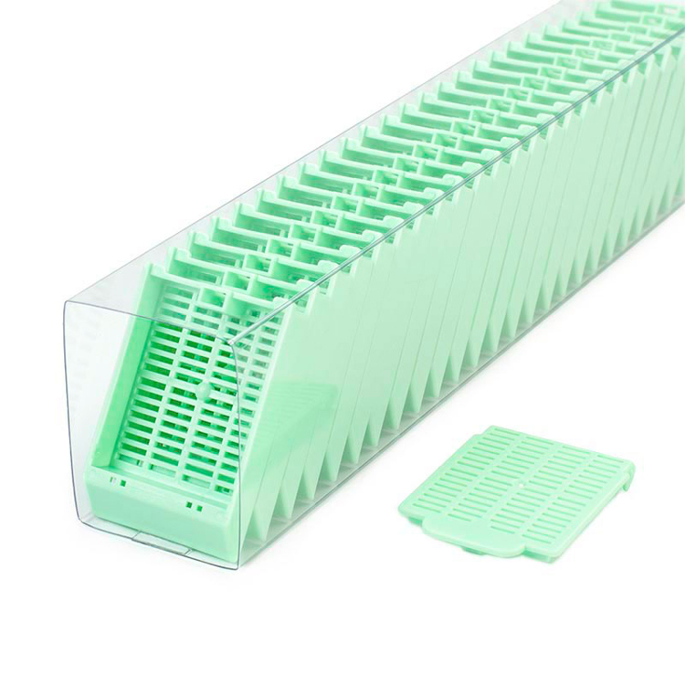 Histossette II quickload cassette with lid green, Simport