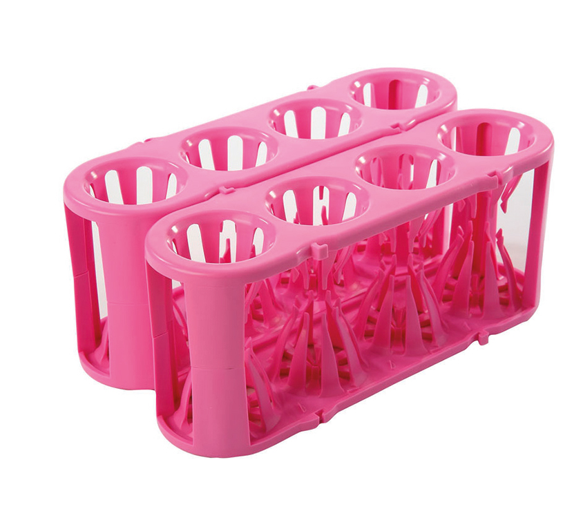 Multi-tube rack for 4 x 5-50ml tubes, POM, autoclavable, pink, set/2, Heathrow