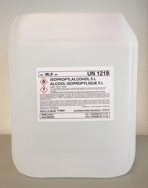 Isopropanol zuiver 5L