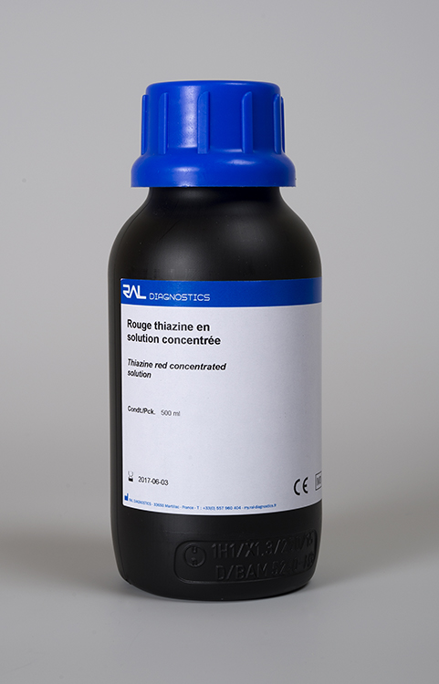 Thiazine red concentrated solution 500ml, Ral diagnostics