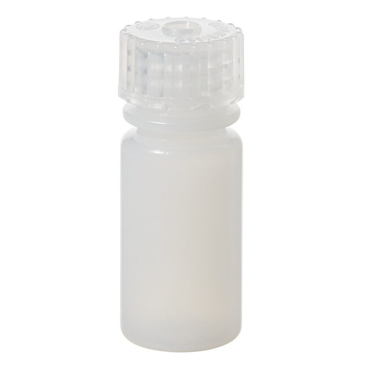 Fles rond smalle hals HDPE 4ml + schroefstop PP Nalgene