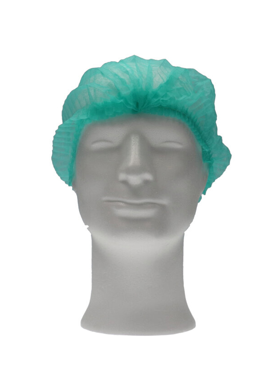 CMT haarnet (clip-cap), pp non woven, groen, medium (ca 50cm)