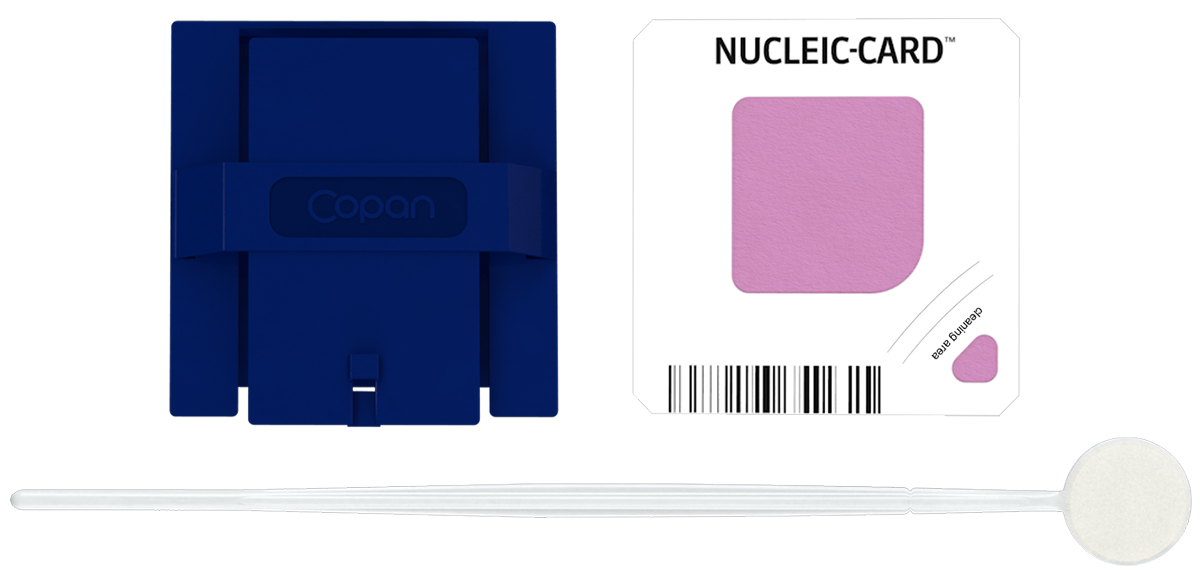 Nucleic-card sample collection device, bucal / saliva sample, Copan