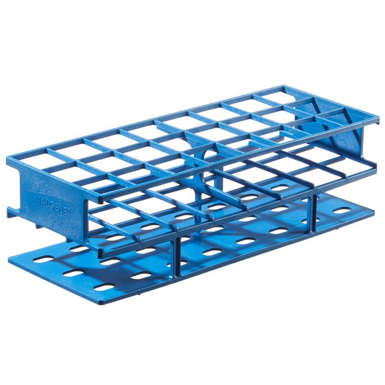 Unwire rack for 24 tubes diam.30mm blue, Nalgene