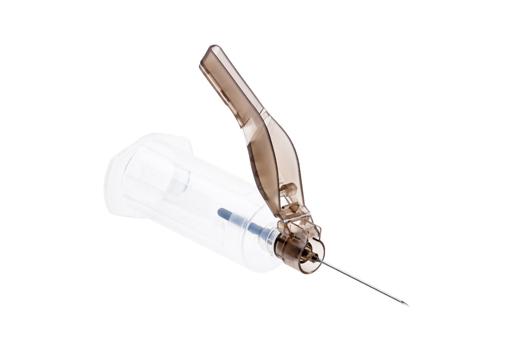 Aiguille Sol-Care Safety Multi-Sample 22G*1 1/4, avec holder, Sol Millennium