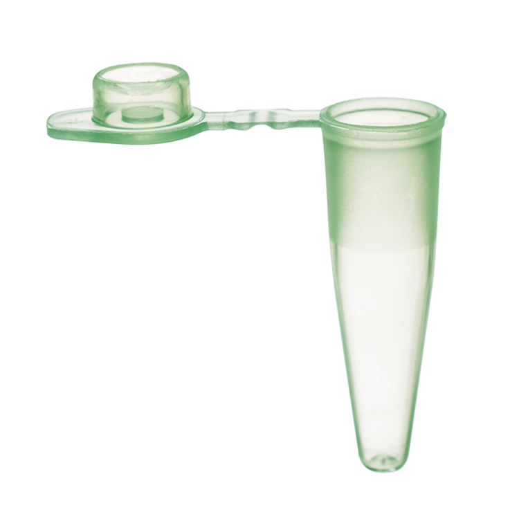 Amplitube PCR mircotube 0.2ml plp green+flat cap, Simport