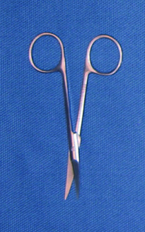 Cissors fine curved Iris 11cm