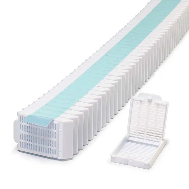 Histosette ll quickload stackable embedding cassette +couvercle blanc, Simport