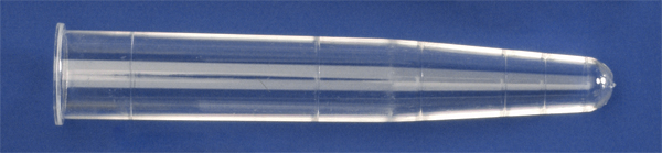 Tube 10ml, 100 x 16mm, PS, conical bottom, with rim, graduation, without cap, LP