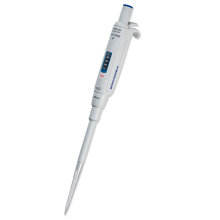 Socorex micropipet Acura 825 digital 100-1000ul