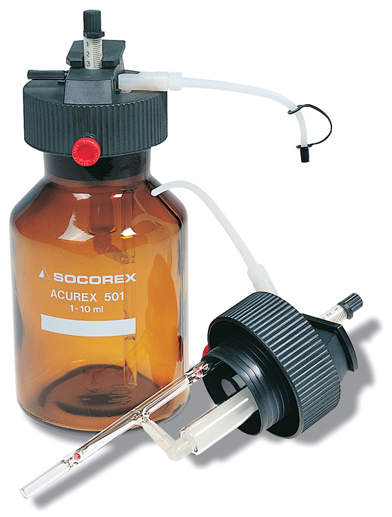 Socorex dispenser compact 1-10ml +réservoir 1000 ml