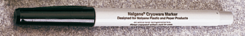 cryo markers black, Nalgène