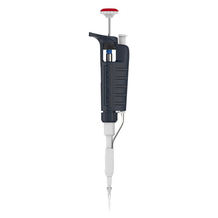 Pipetman G, P10G, stainless steel ejector, volume 0.5-10µl, colour code red, Gilson