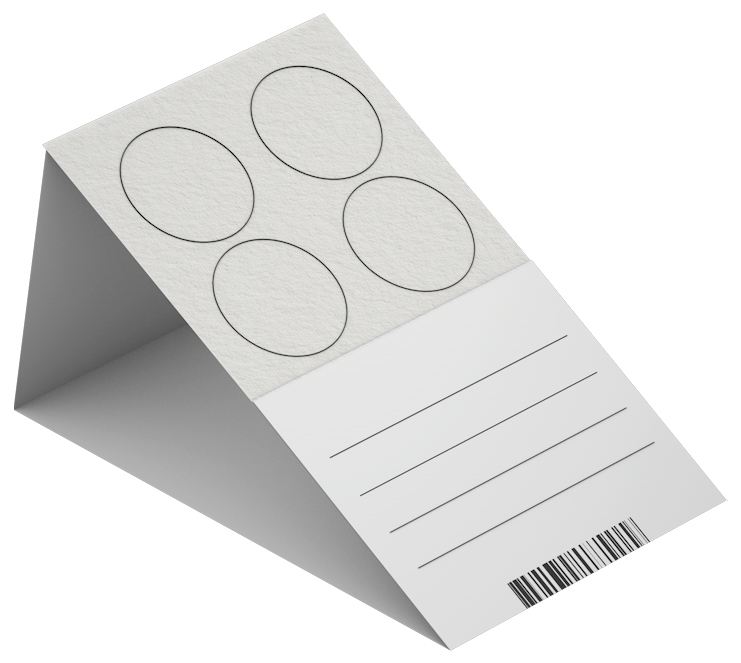 Nucleic-card 4 spots, blood sample, Copan