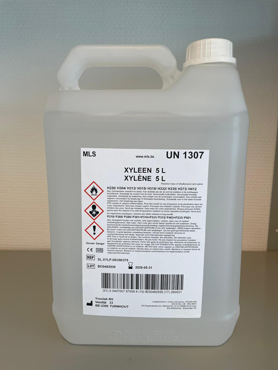 Xyleen zuiver 5L in gefluoreerde jerrycan