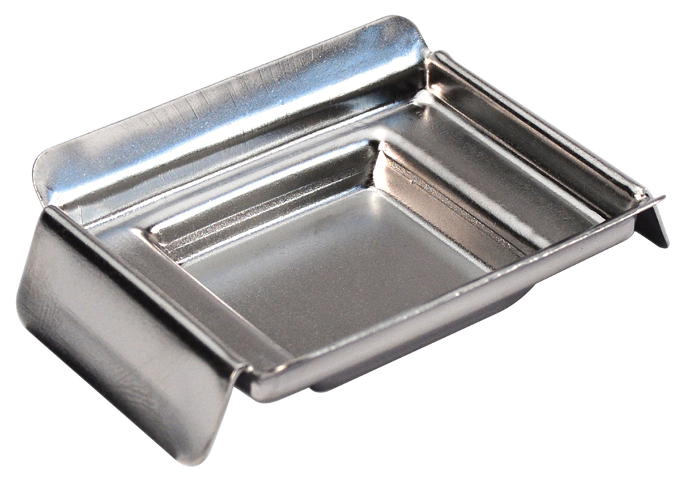 Stainless steel base mould 24x24x5mm set of 5 pieces Cellpath