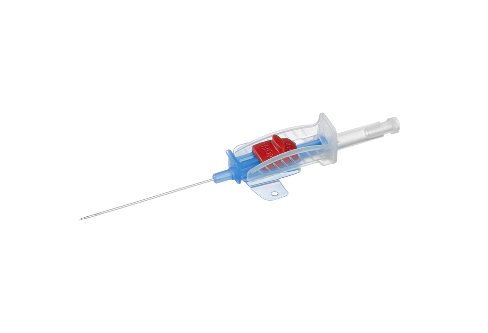 Switch safety IV catheter PUR, 22G, 0,9x45mm, blue, Vigmed