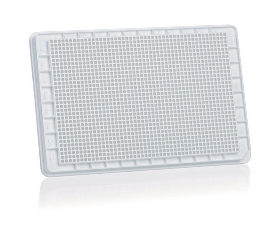 1536 F-well plate pureGrade 10µl, white, polystyrene, aseptical, Brand